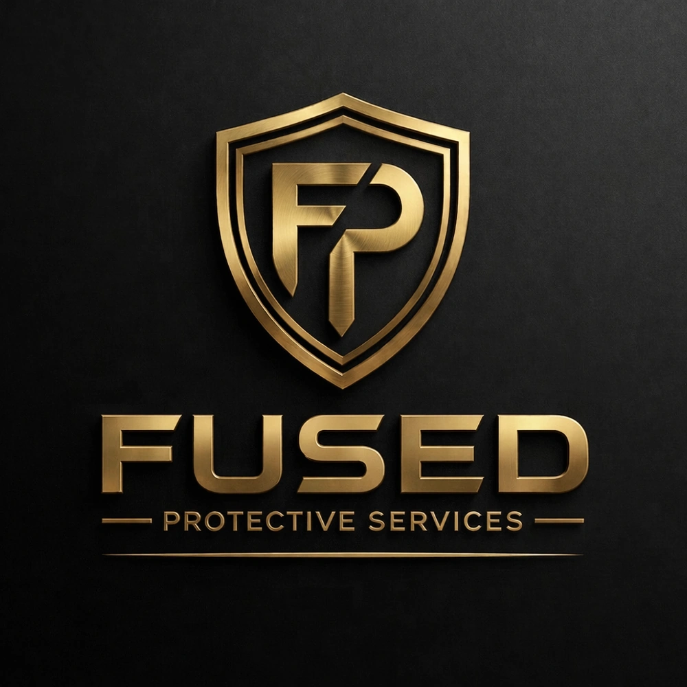 Fused Protective Services gold shield emblem